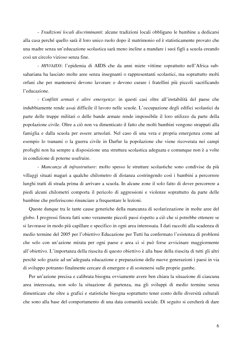 Estratto dalla tesi: "Educazione per Tutti": Unesco e Unicef – Due differenti modi di comunicare