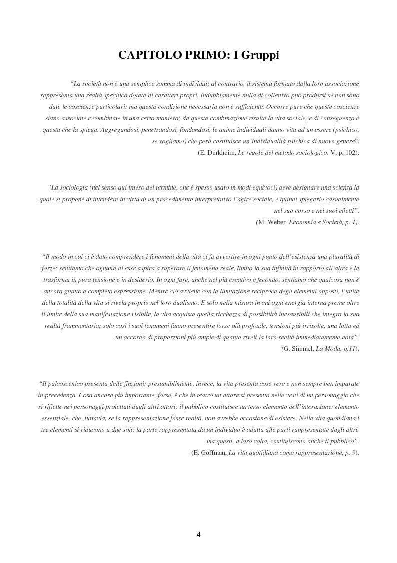 Anteprima della tesi: Dinamiche relazionali del gruppo creativo: il caso "Spaghetti Spin Doctors", Pagina 3