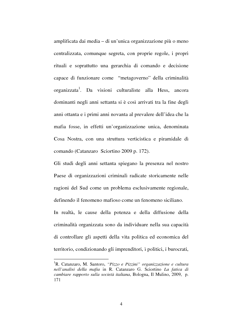 Anteprima della tesi: Sistemi comunicativi all'interno di Cosa Nostra, Pagina 2