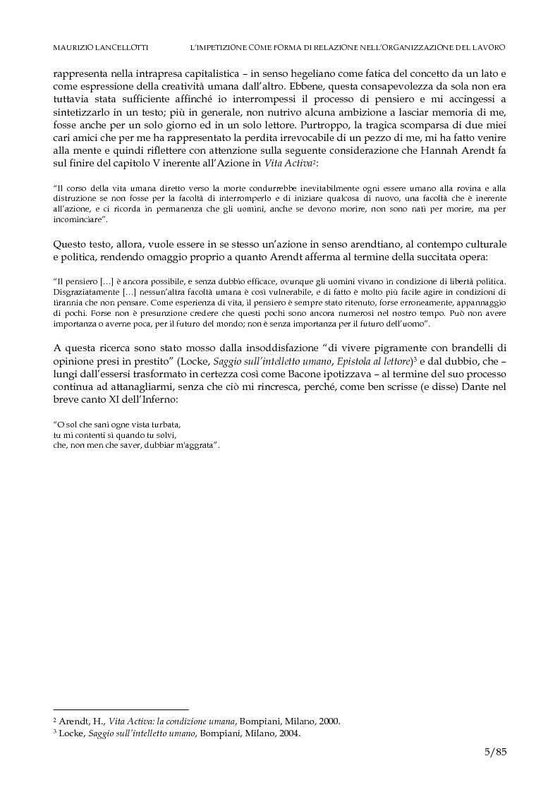 Anteprima della tesi: L'impetizione come forma di relazione nell'organizzazione del lavoro, Pagina 2