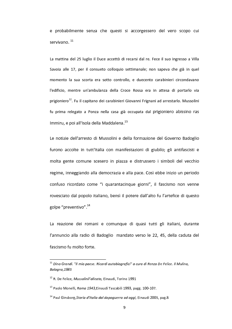 Anteprima della tesi: La situazione alimentare a Roma durante l'occupazione nazista: microstoria di Valle Aurelia, Pagina 4