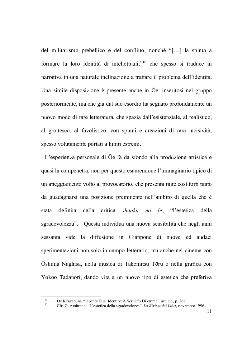 Anteprima della tesi: Il percorso letterario di Ōe Kenzaburō tra realtà, storia e ricerca letteraria, Pagina 6
