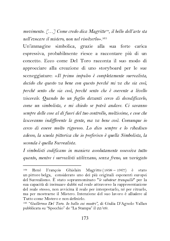 Estratto dalla tesi: La Terra di Mezzo del Fantasy - Viaggio nell'immaginario attraverso l'opera di Guillermo Del Toro