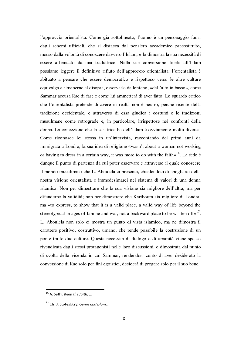 Anteprima della tesi: The Translator di Leila Aboulela: lo sguardo dell’Oriente sull’Occidente, Pagina 7