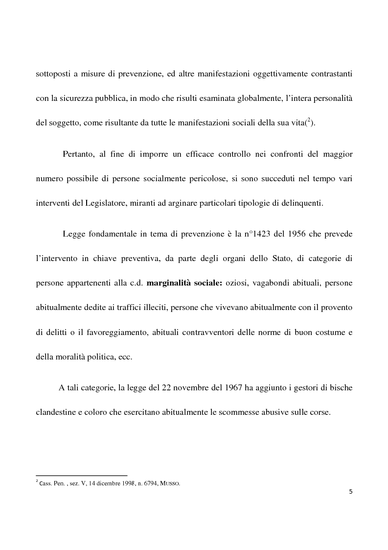 Anteprima della tesi: La confisca dei beni nei procedimenti per i reati di criminalità organizzata, Pagina 2