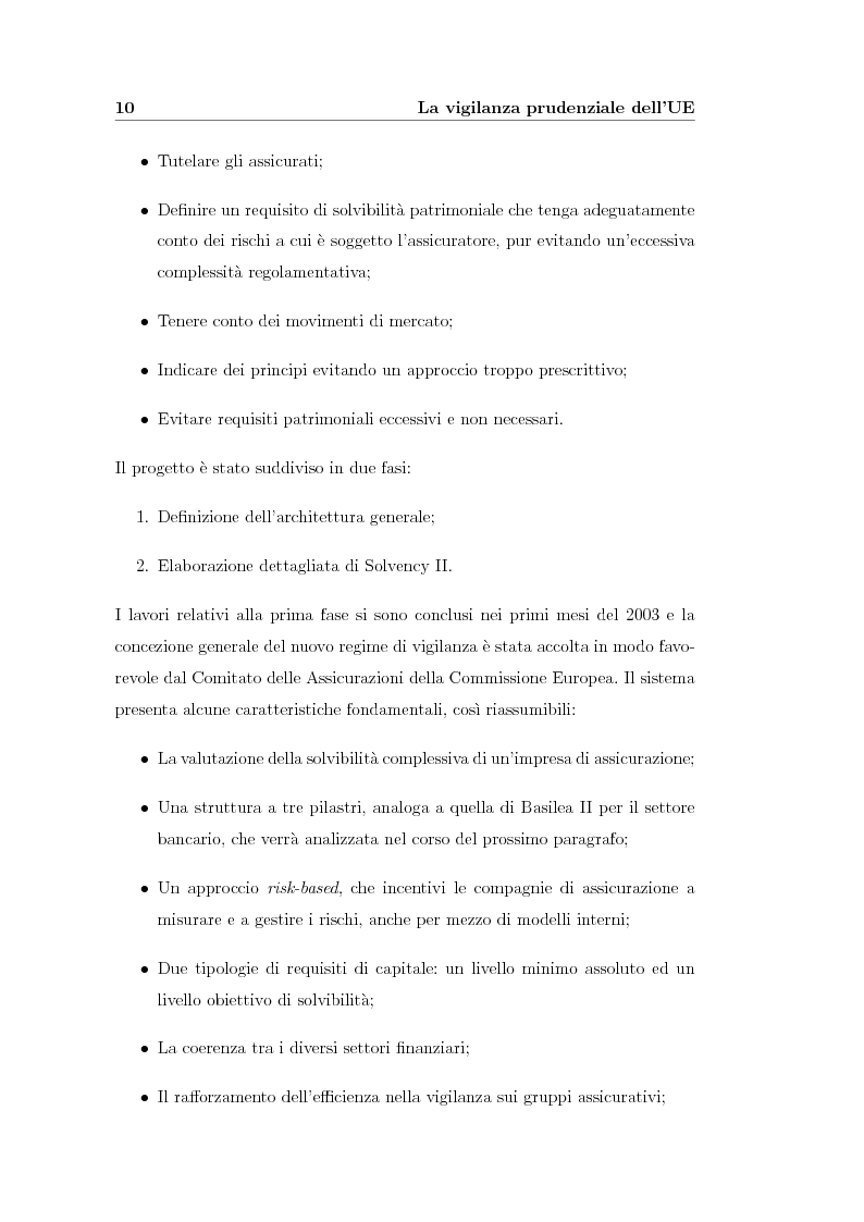 Anteprima della tesi: Verso Solvency II: gli studi di impatto quantitativo e la tematica del costo del capitale, Pagina 10