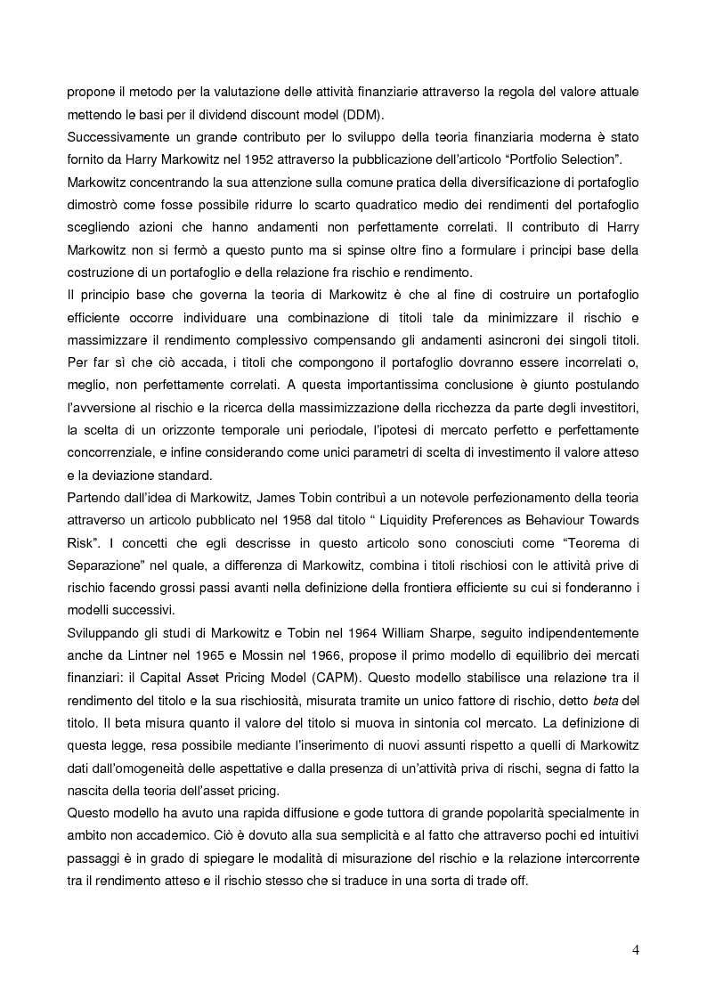 Anteprima della tesi: La liquidità nei modelli di asset pricing, Pagina 2