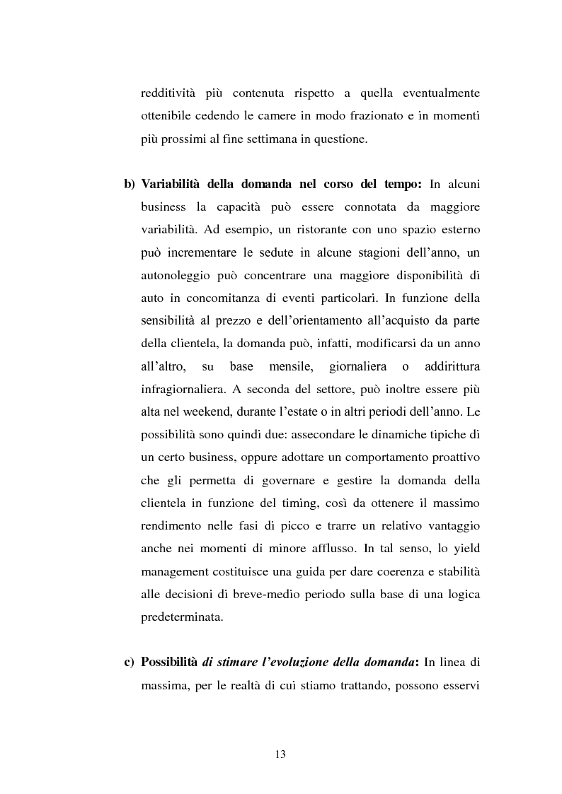 Anteprima della tesi: Lo Yield Management nel settore turistico ricettivo: il caso Hotel da Vinci, Pagina 10
