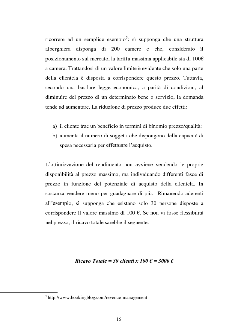 Anteprima della tesi: Lo Yield Management nel settore turistico ricettivo: il caso Hotel da Vinci, Pagina 13
