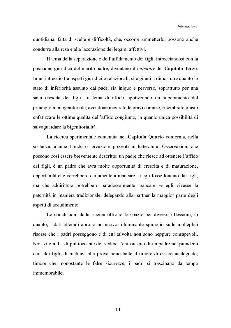 Anteprima della tesi: Il padre affidatario - Un percorso esplorativo tra nuovi assetti familiari e intrecci intergenerazionali, Pagina 4