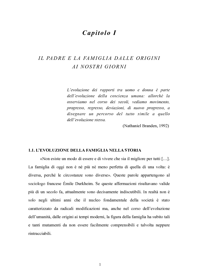 Anteprima della tesi: Il padre affidatario - Un percorso esplorativo tra nuovi assetti familiari e intrecci intergenerazionali, Pagina 5
