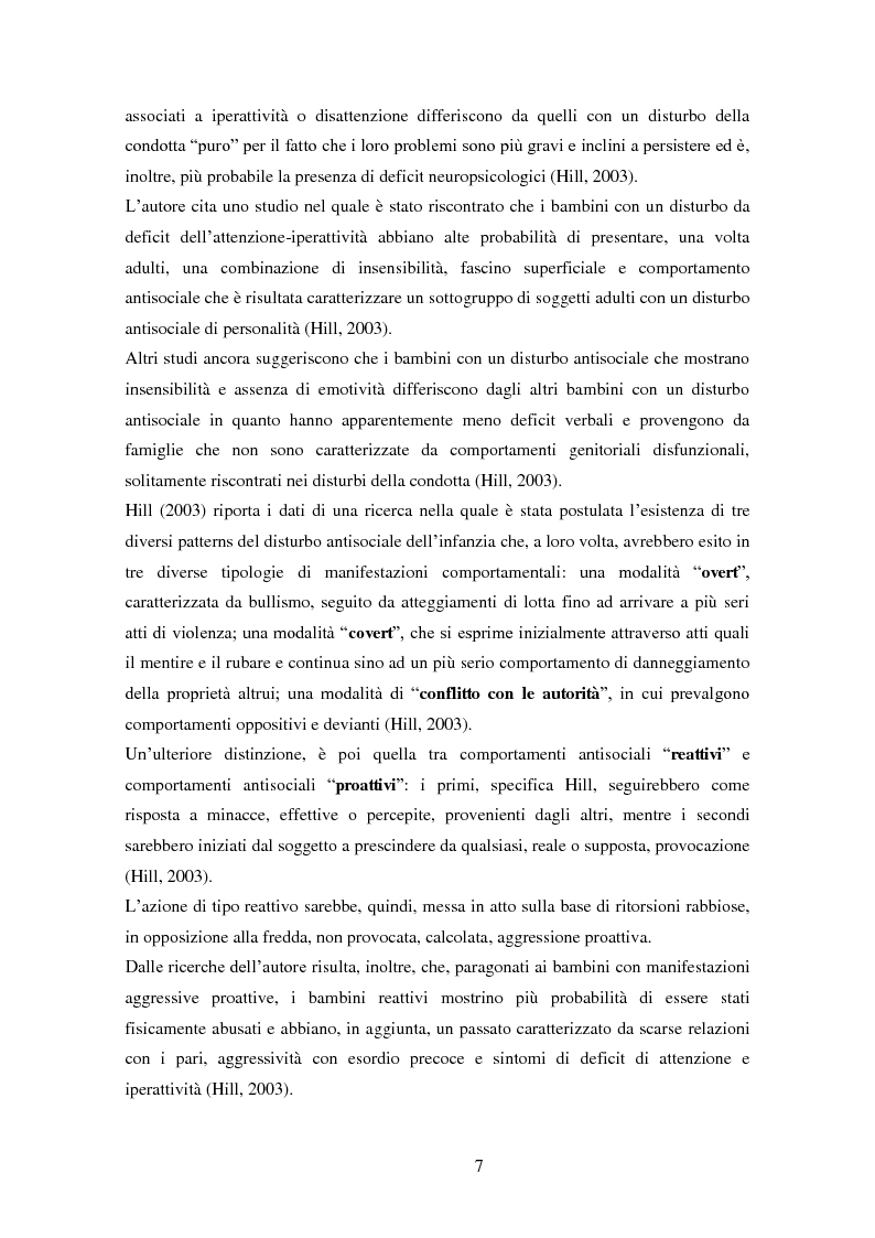 Anteprima della tesi: Disturbi del comportamento, fenomeni aggressivi e fattori di rischio. Un'indagine della corrispondenza tra letteratura e dati clinici di un'ASL del Piemonte., Pagina 12