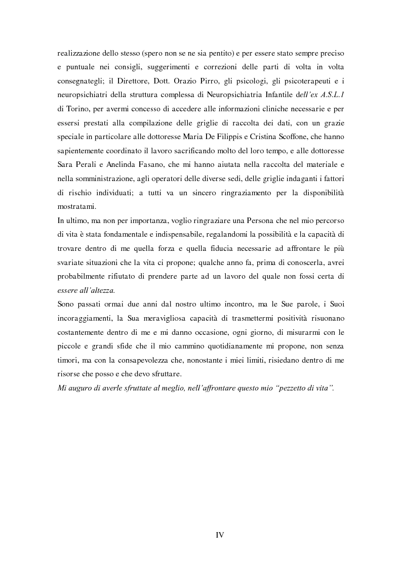 Anteprima della tesi: Disturbi del comportamento, fenomeni aggressivi e fattori di rischio. Un'indagine della corrispondenza tra letteratura e dati clinici di un'ASL del Piemonte., Pagina 4
