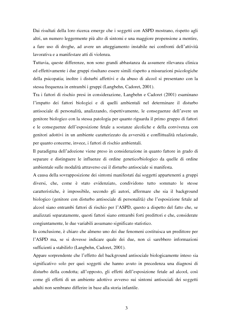 Anteprima della tesi: Disturbi del comportamento, fenomeni aggressivi e fattori di rischio. Un'indagine della corrispondenza tra letteratura e dati clinici di un'ASL del Piemonte., Pagina 8
