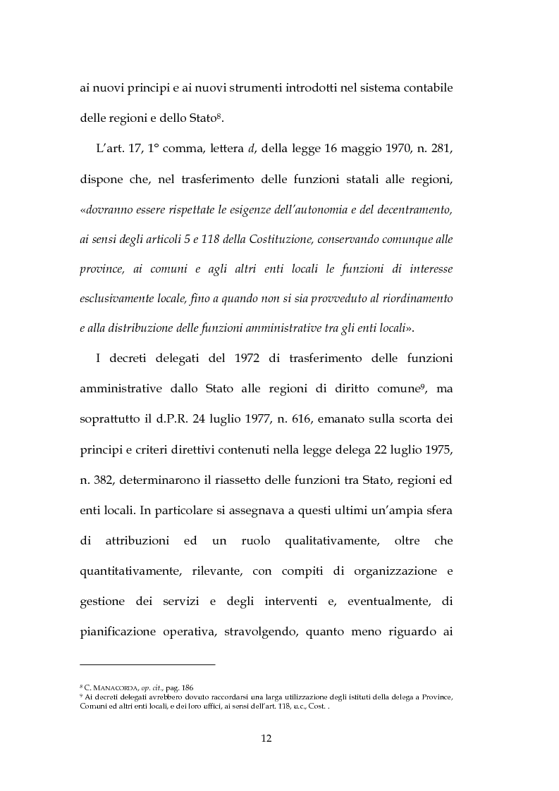 Anteprima della tesi: La decisione di bilancio negli Enti Locali, Pagina 10