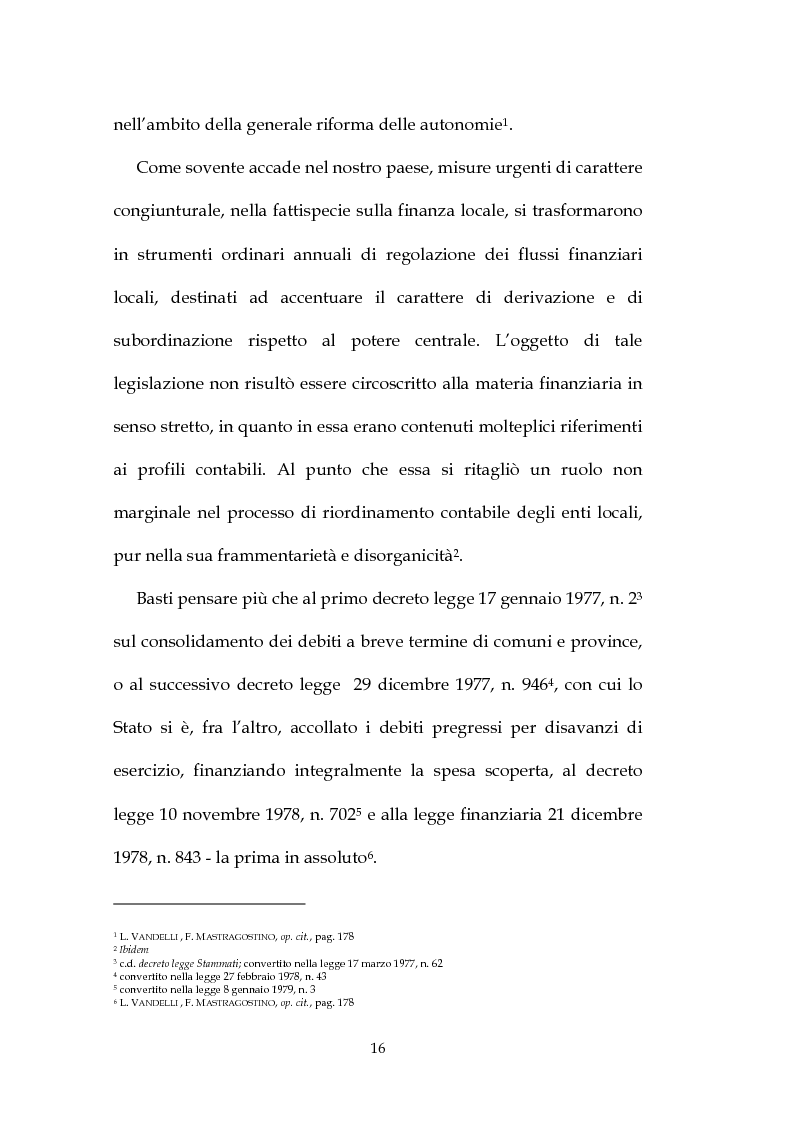 Anteprima della tesi: La decisione di bilancio negli Enti Locali, Pagina 14