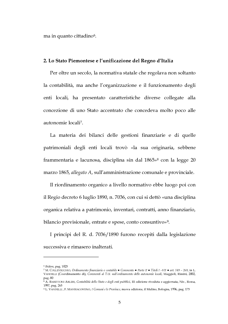 Anteprima della tesi: La decisione di bilancio negli Enti Locali, Pagina 3