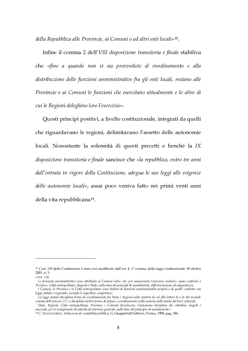 Anteprima della tesi: La decisione di bilancio negli Enti Locali, Pagina 6