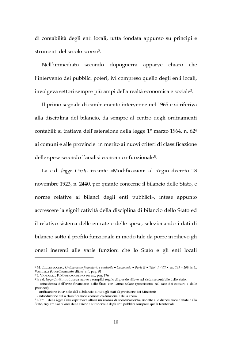 Anteprima della tesi: La decisione di bilancio negli Enti Locali, Pagina 8