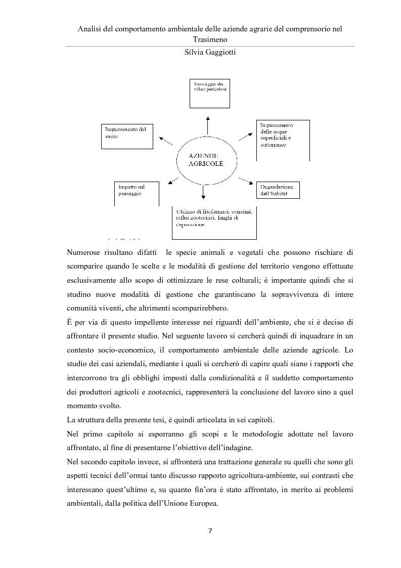 Anteprima della tesi: Analisi del comportamento ambientale delle aziende agrarie nel comprensorio del Trasimeno, Pagina 3