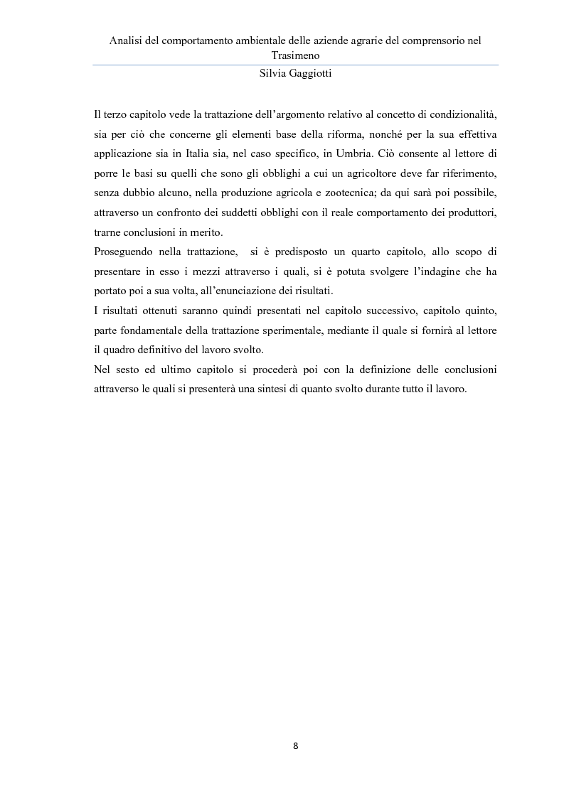 Anteprima della tesi: Analisi del comportamento ambientale delle aziende agrarie nel comprensorio del Trasimeno, Pagina 4