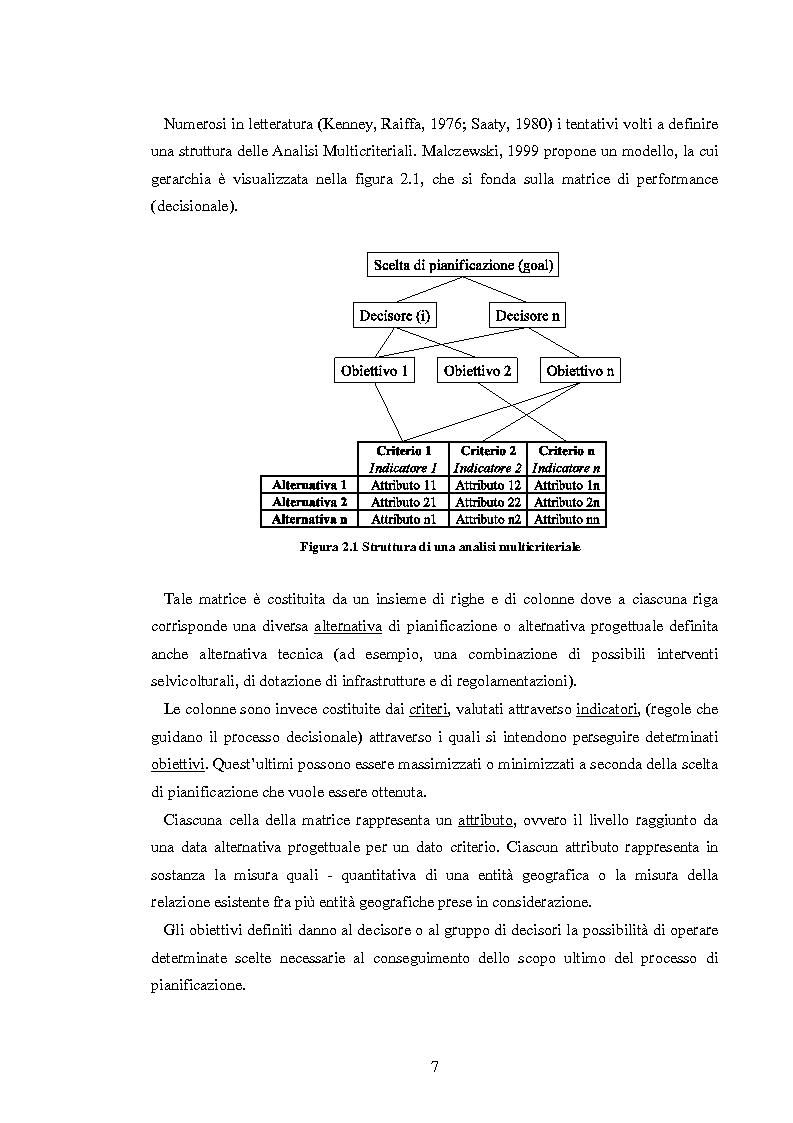 Anteprima della tesi: L'analisi multicriteriale geografica per lo studio della multifunzionalità: una applicazione al settore vitivinicolo, Pagina 7