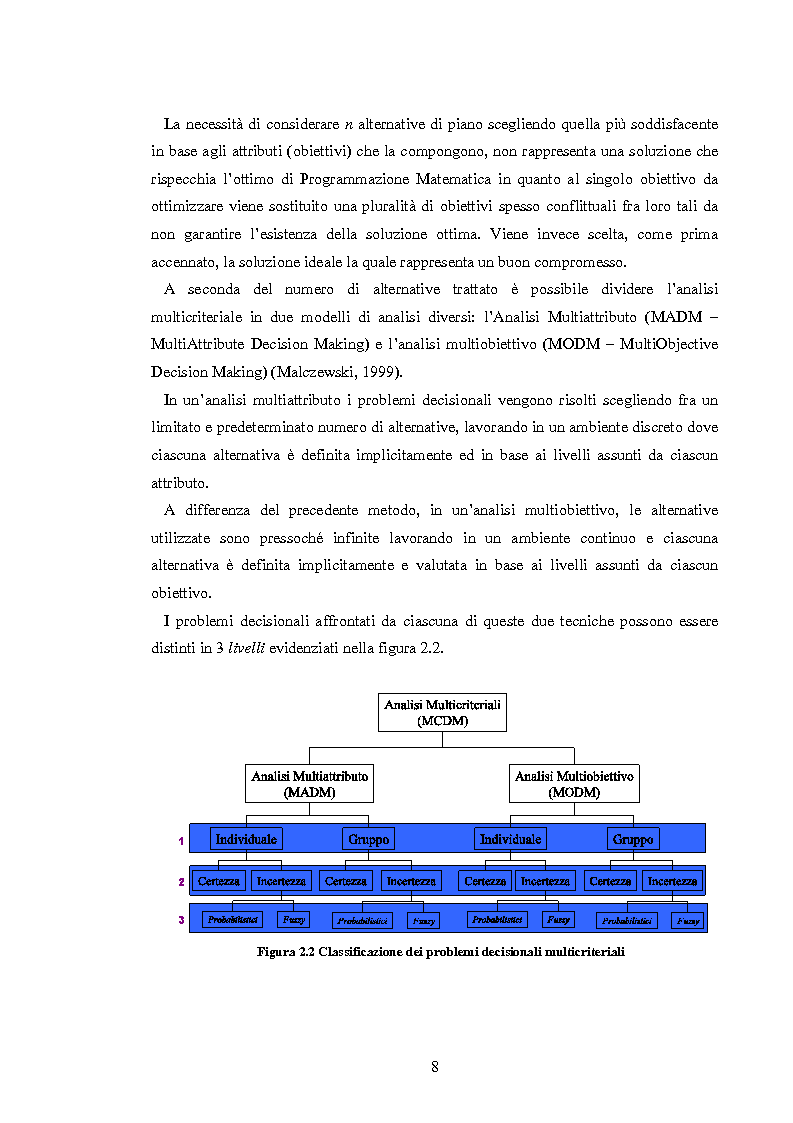Anteprima della tesi: L'analisi multicriteriale geografica per lo studio della multifunzionalità: una applicazione al settore vitivinicolo, Pagina 8