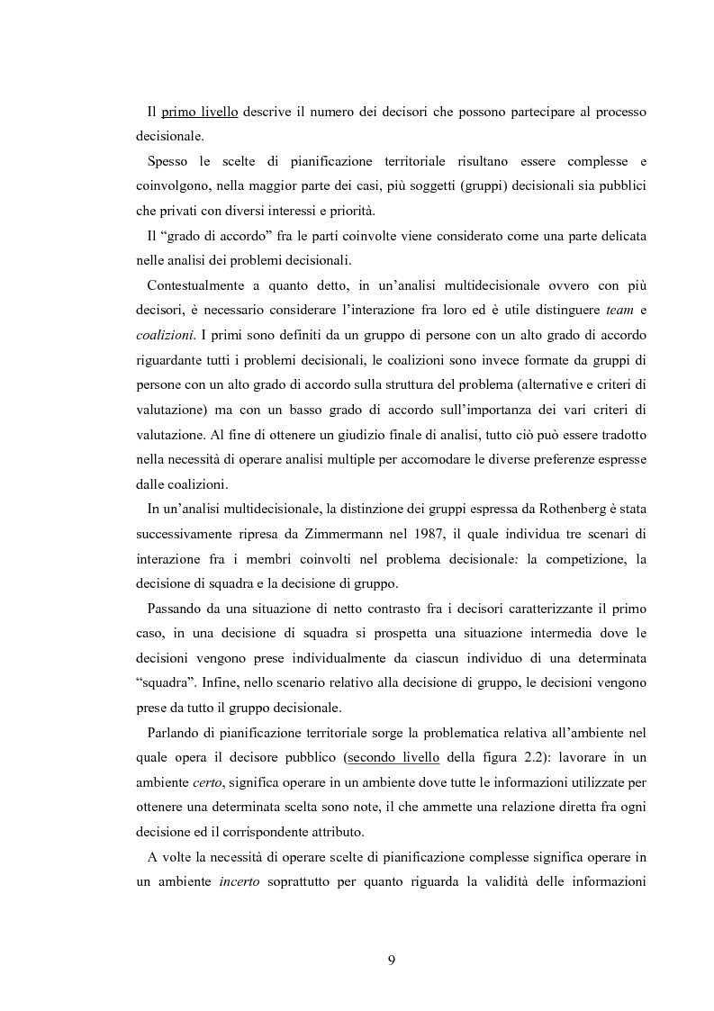 Anteprima della tesi: L'analisi multicriteriale geografica per lo studio della multifunzionalità: una applicazione al settore vitivinicolo, Pagina 9