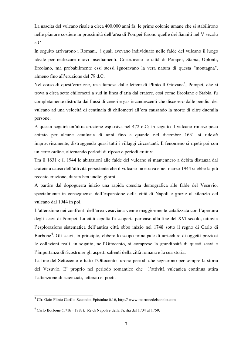 Anteprima della tesi: Turismo e aree protette: il parco nazionale del Vesuvio, Pagina 2