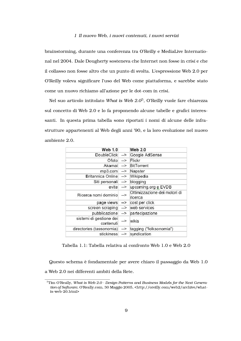 Anteprima della tesi: Problemi di affidabilità dei contenuti generati dagli utenti nel Web 2.0. Un'analisi del caso ''Wikipedia''., Pagina 4