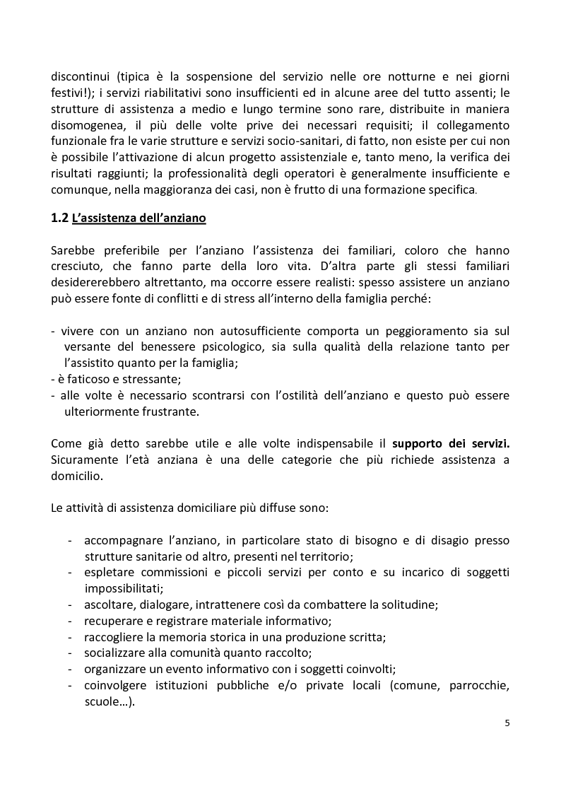 Anteprima della tesi: Stili di vita degli anziani di Capaci. I risultati di un'indagine campionaria., Pagina 2