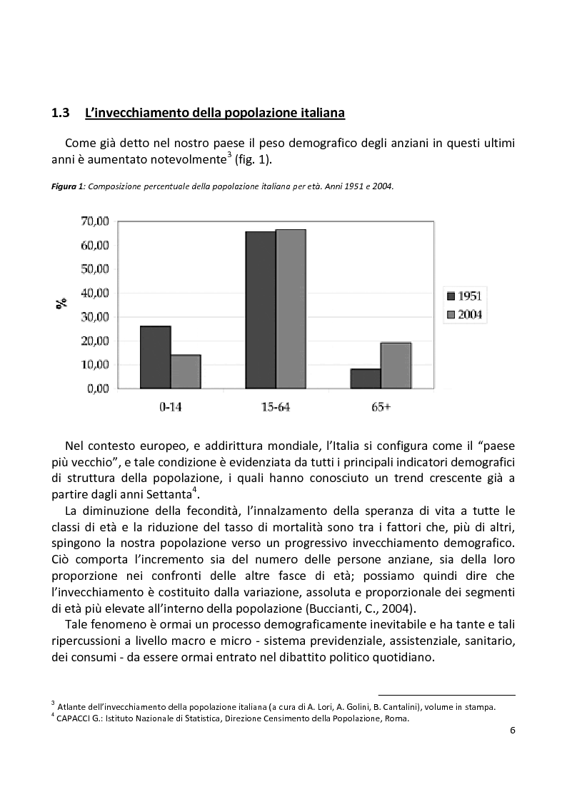 Anteprima della tesi: Stili di vita degli anziani di Capaci. I risultati di un'indagine campionaria., Pagina 3