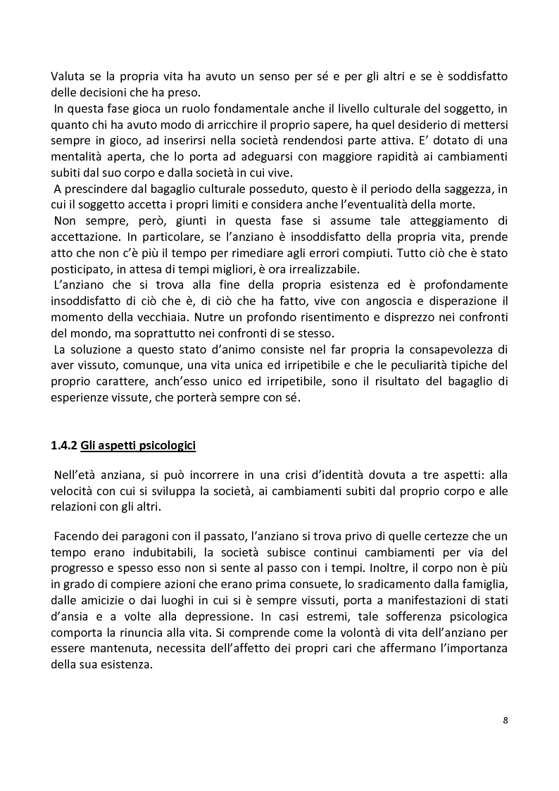 Anteprima della tesi: Stili di vita degli anziani di Capaci. I risultati di un'indagine campionaria., Pagina 5