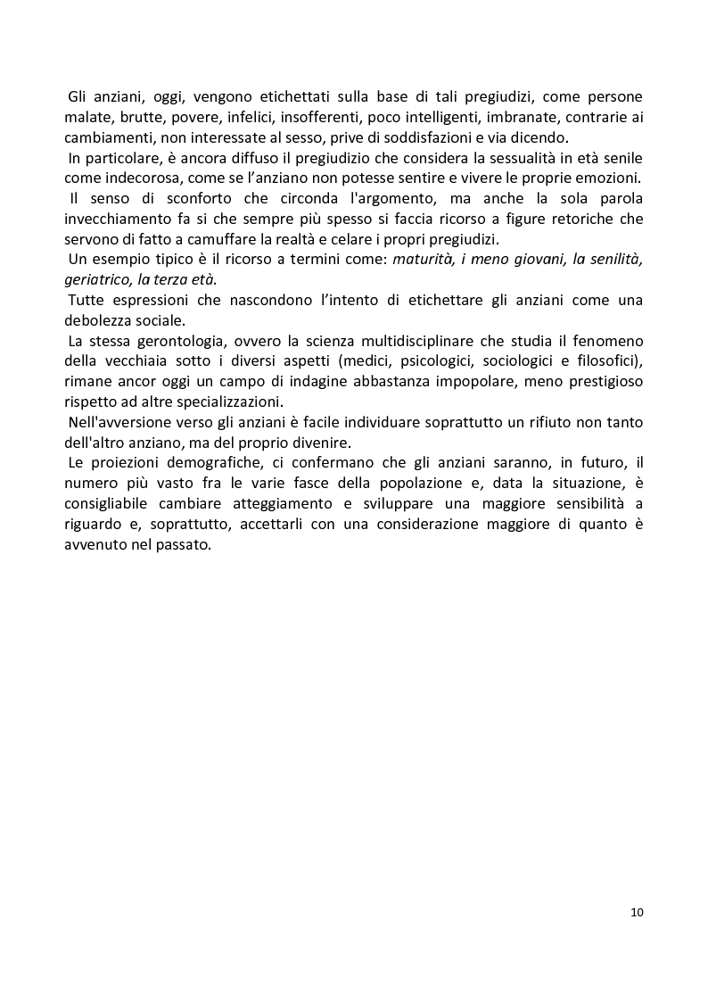 Anteprima della tesi: Stili di vita degli anziani di Capaci. I risultati di un'indagine campionaria., Pagina 7