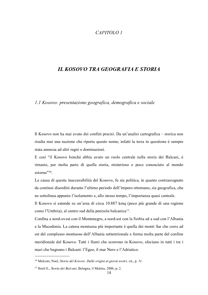 Anteprima della tesi: UçK: l'esercito di liberazione del Kosovo, Pagina 10