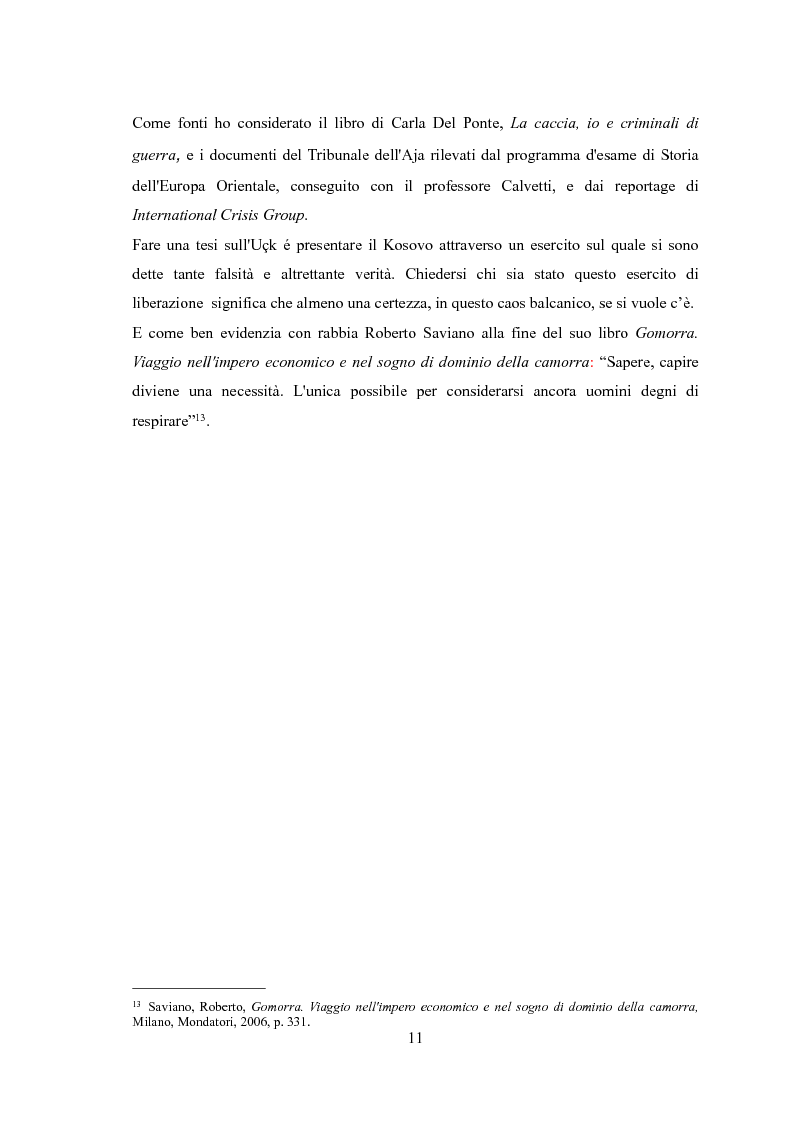 Anteprima della tesi: UçK: l'esercito di liberazione del Kosovo, Pagina 7