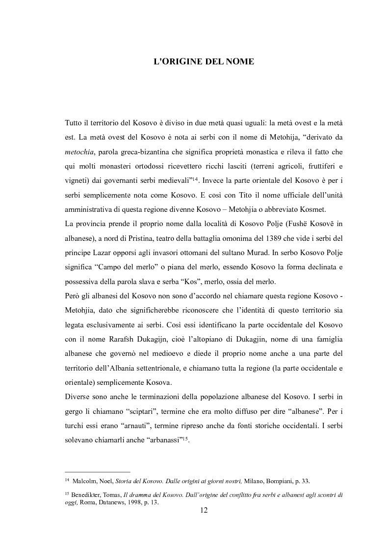 Anteprima della tesi: UçK: l'esercito di liberazione del Kosovo, Pagina 8