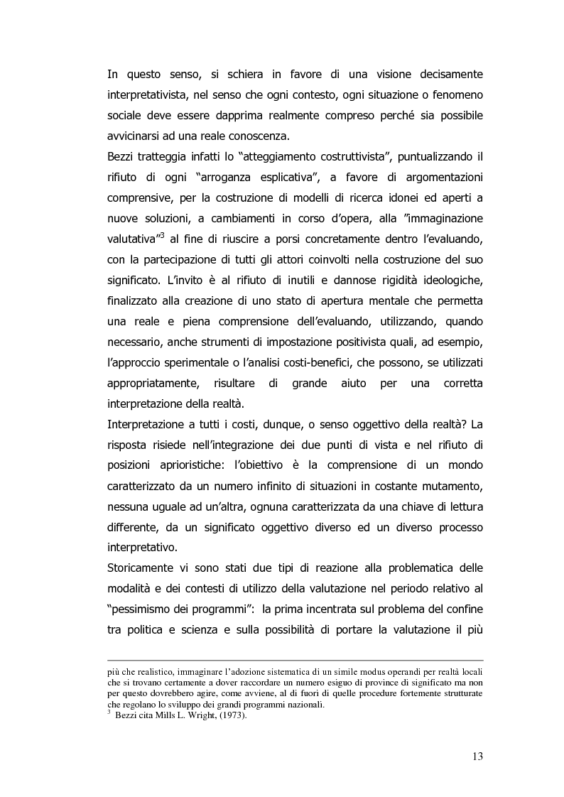 Anteprima della tesi: Valutazione e monitoraggio della formazione. Un caso di studio., Pagina 5