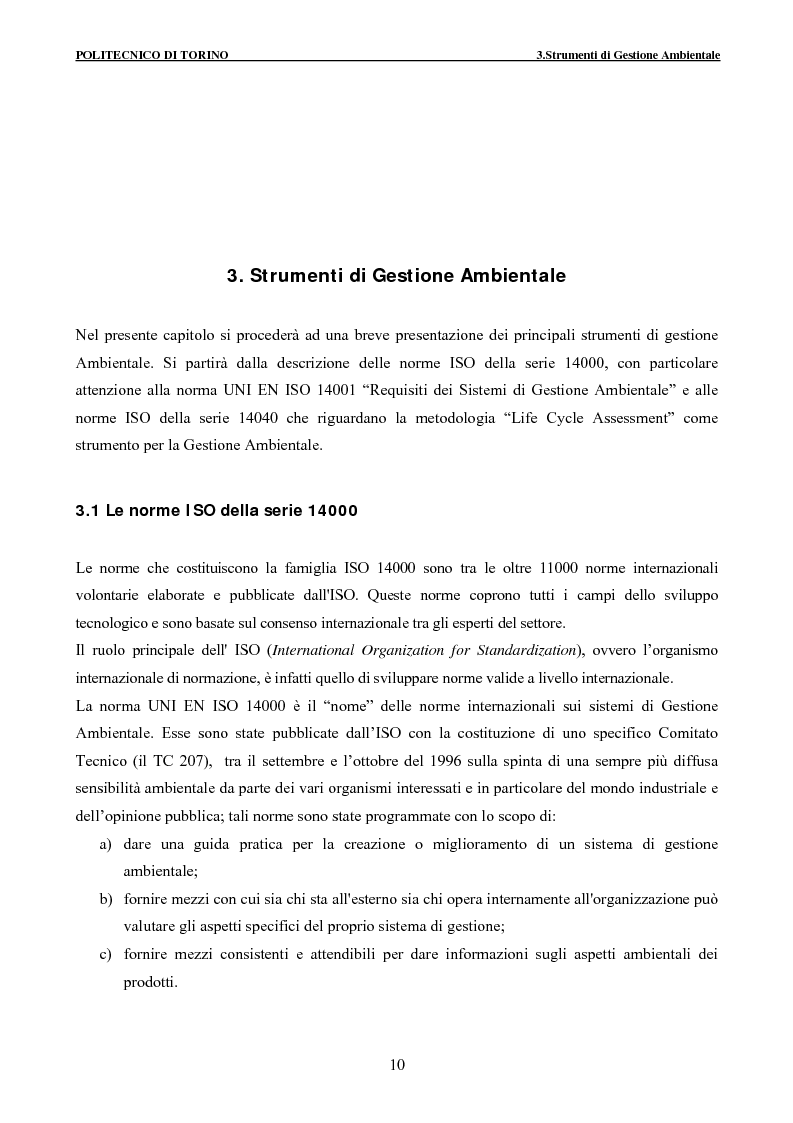 Anteprima della tesi: Applicazione della metodologia LCA alla vita di un edificio: analisi dell’efficienza ambientale della fase di demolizione e smaltimento delle macerie, Pagina 10