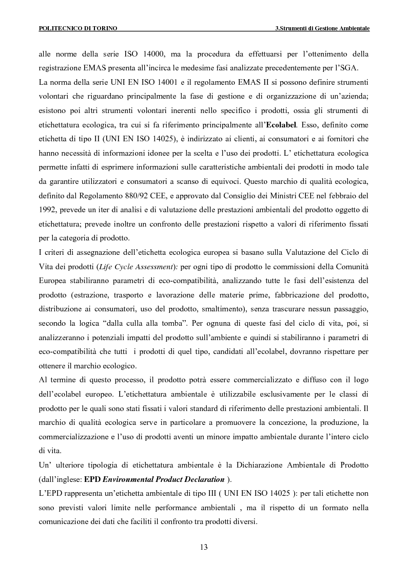 Anteprima della tesi: Applicazione della metodologia LCA alla vita di un edificio: analisi dell’efficienza ambientale della fase di demolizione e smaltimento delle macerie, Pagina 13