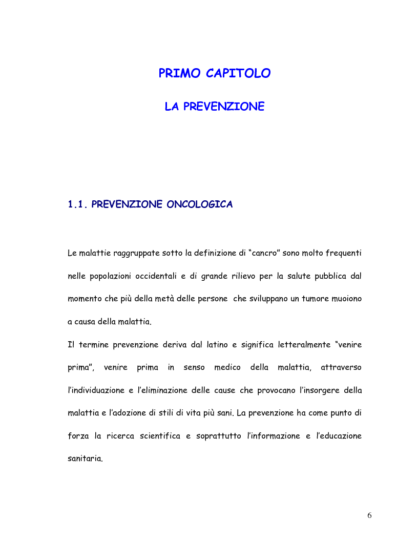 Anteprima della tesi: La mammografia e lo screening - Aspetti tecnico-organizzativi, Pagina 3