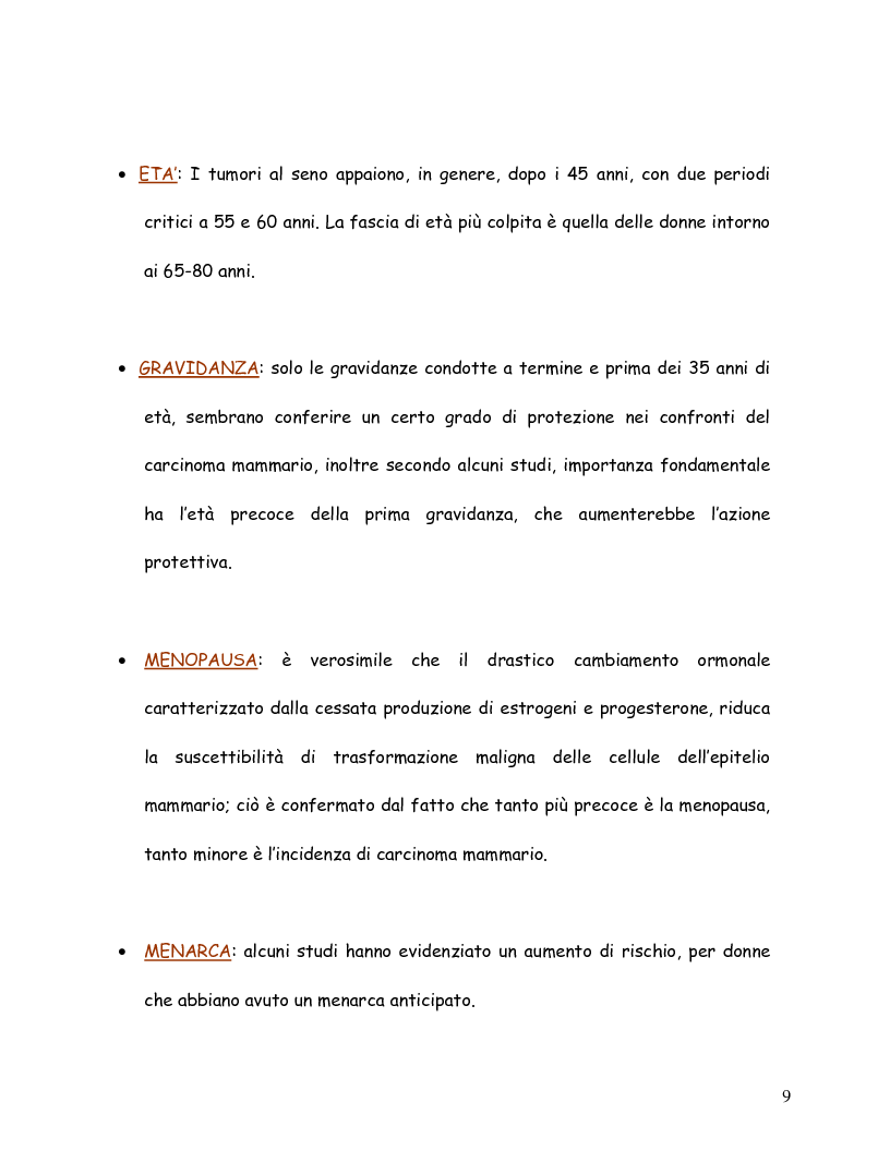 Anteprima della tesi: La mammografia e lo screening - Aspetti tecnico-organizzativi, Pagina 6