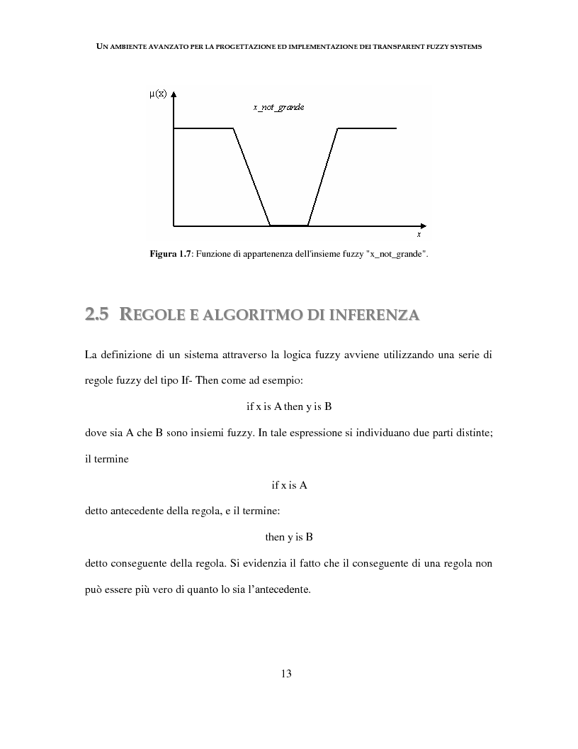 Anteprima della tesi: Un ambiente avanzato per la progettazione ed implementazione dei Transparent Fuzzy Systems, Pagina 13