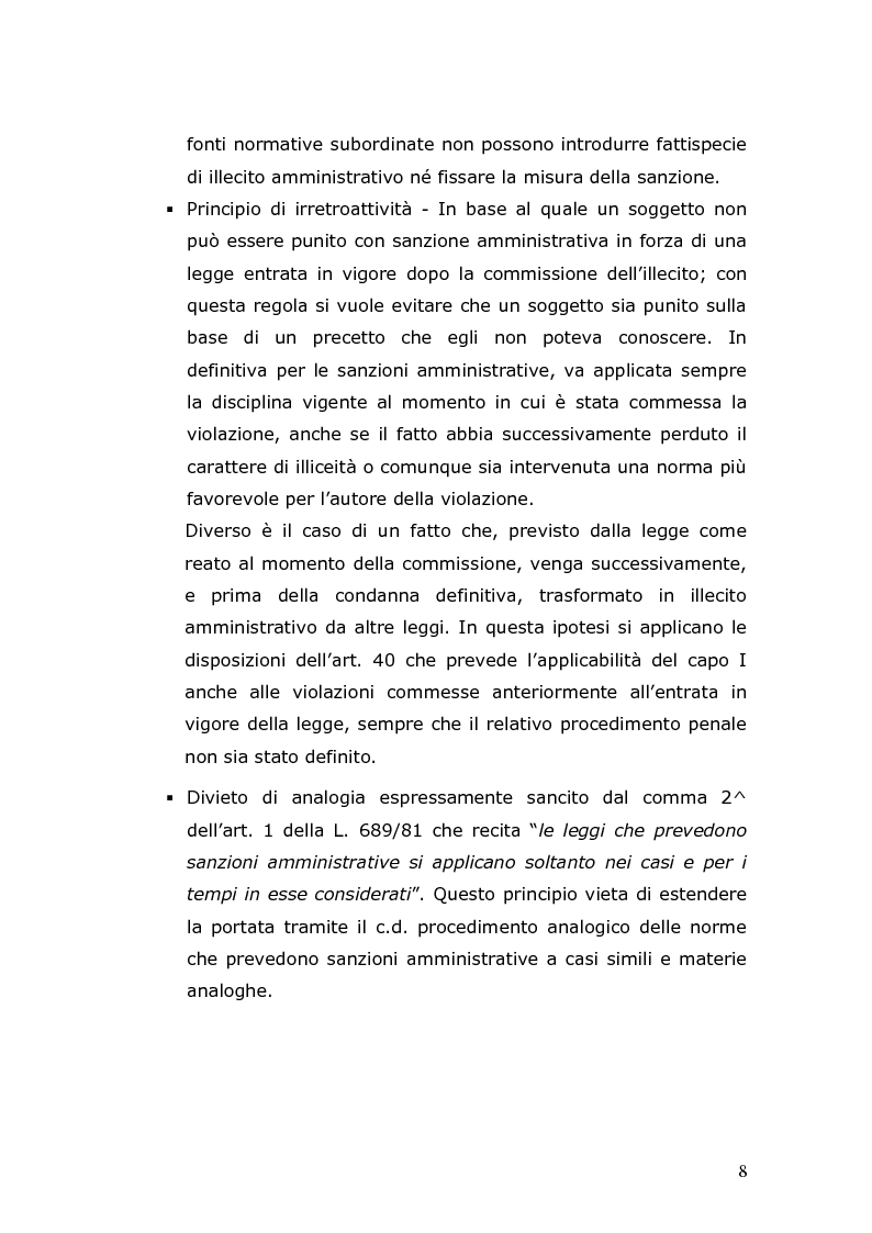 Anteprima della tesi: Sanzioni amministrative e procedimento sanzionatorio nelle materie di competenza della Regione Toscana, Pagina 5