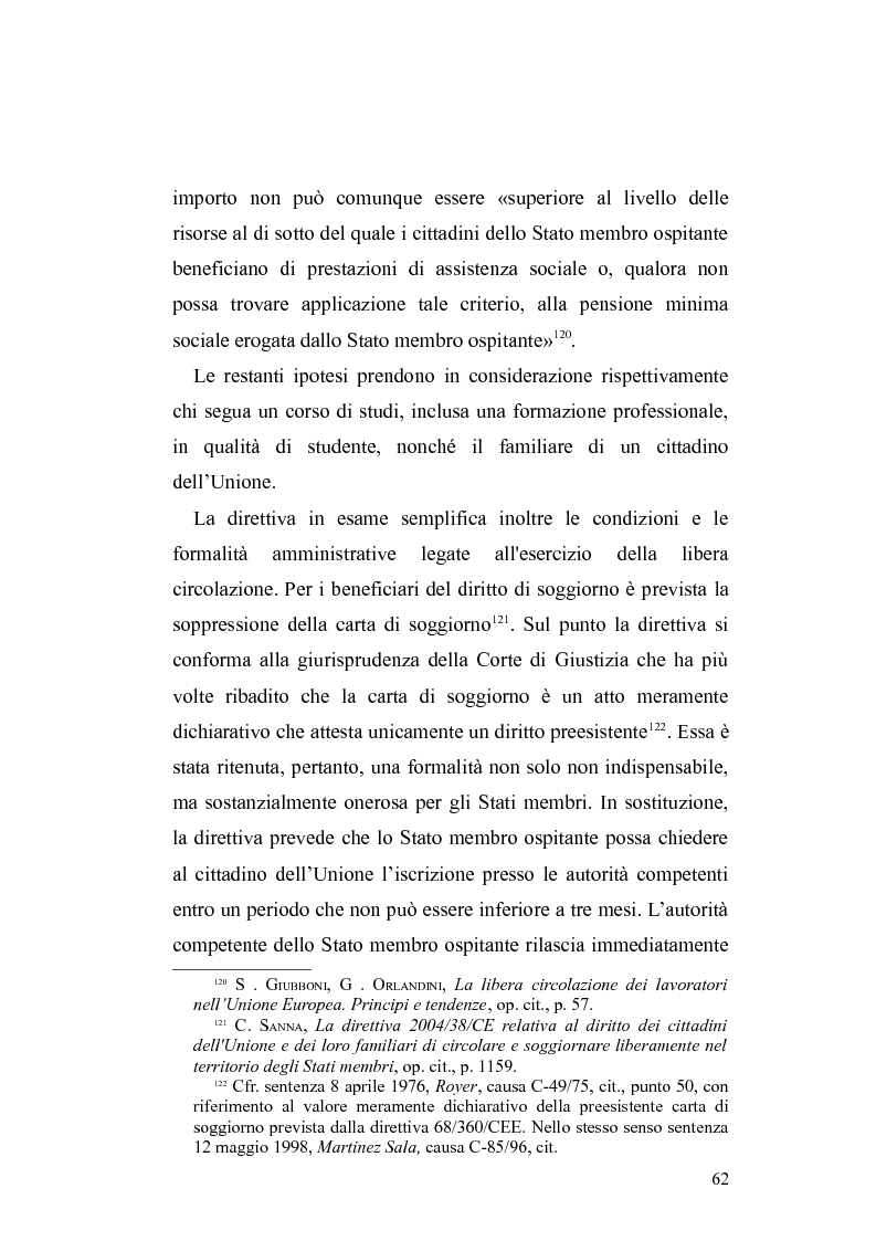 Il diritto di circolazione e soggiorno dei cittadini dell\'Unione ... Il diritto di circolazione e soggiorno dei cittadini dell\'Unione ...
