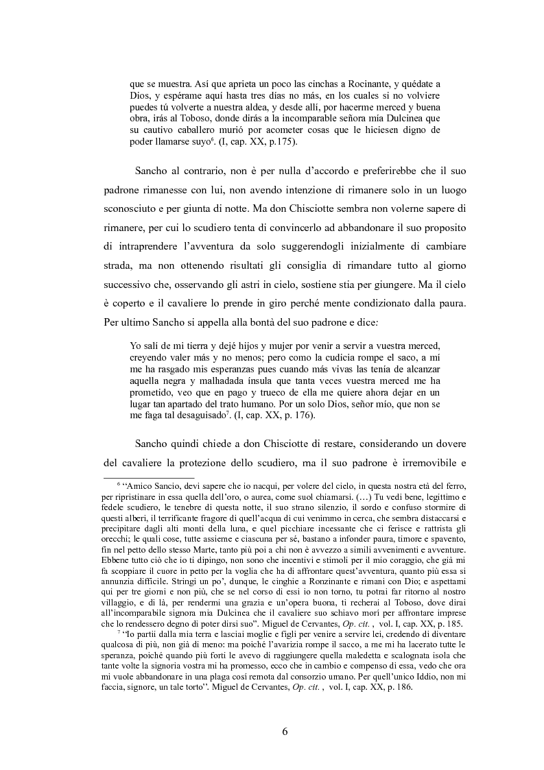 Anteprima della tesi: Sancho Panza, da scudiero fedele a governatore ''quasi'' ideale, Pagina 6