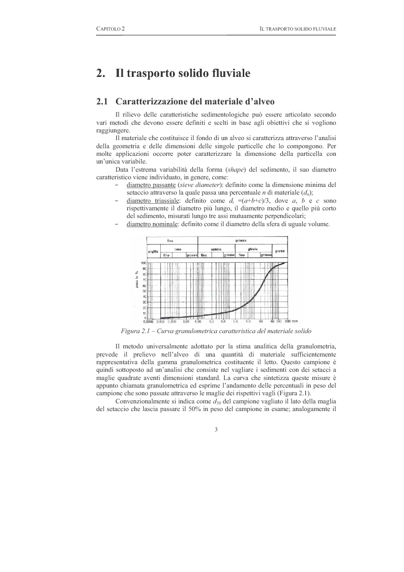 Anteprima della tesi: Elaborazione e validazione di un modello numerico per lo studio del trasporto di sedimenti a granulometria non uniforme, Pagina 2