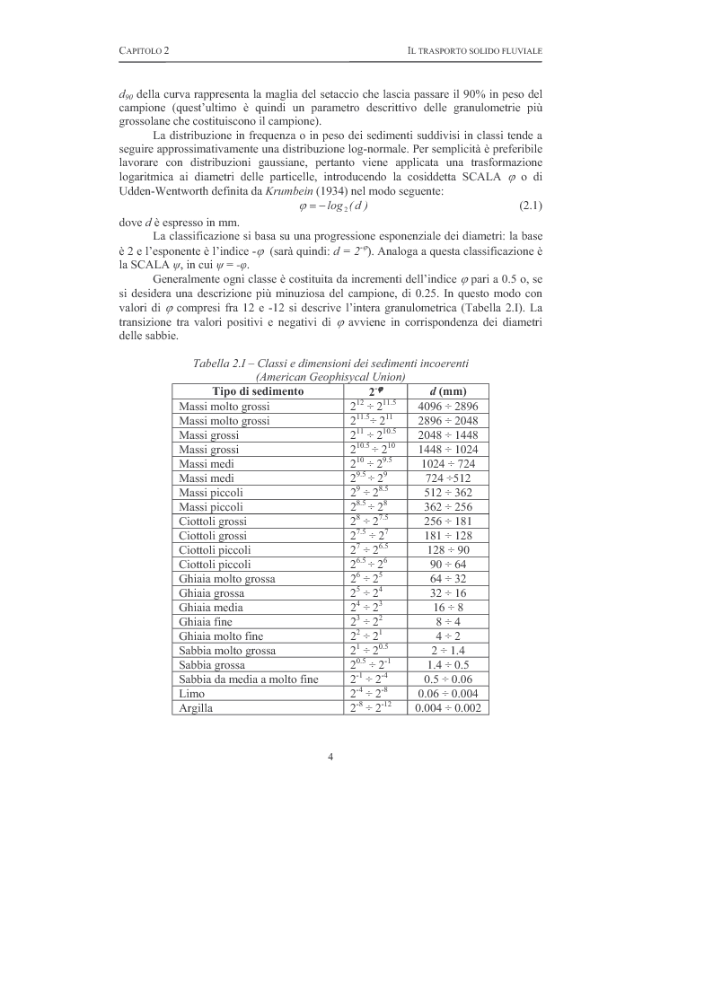 Anteprima della tesi: Elaborazione e validazione di un modello numerico per lo studio del trasporto di sedimenti a granulometria non uniforme, Pagina 3