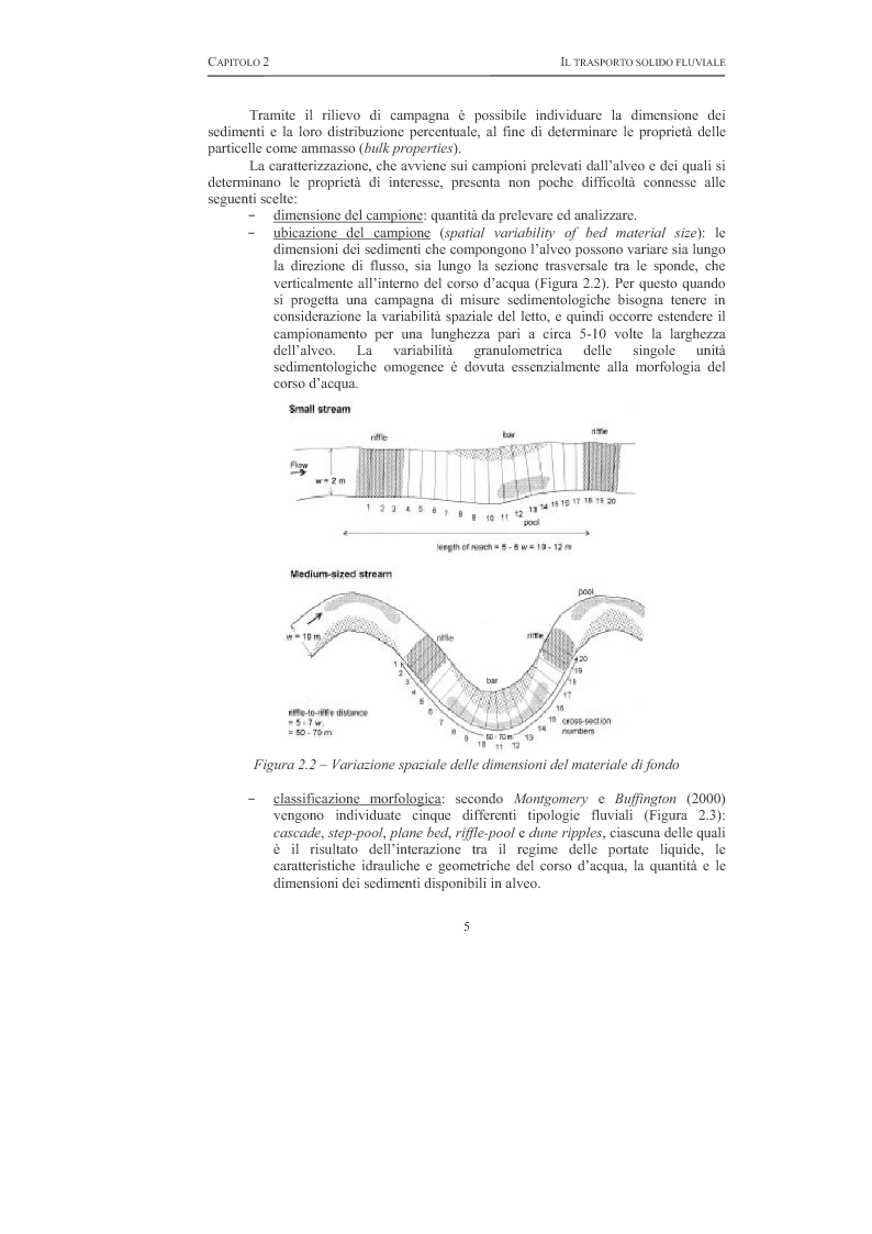 Anteprima della tesi: Elaborazione e validazione di un modello numerico per lo studio del trasporto di sedimenti a granulometria non uniforme, Pagina 4