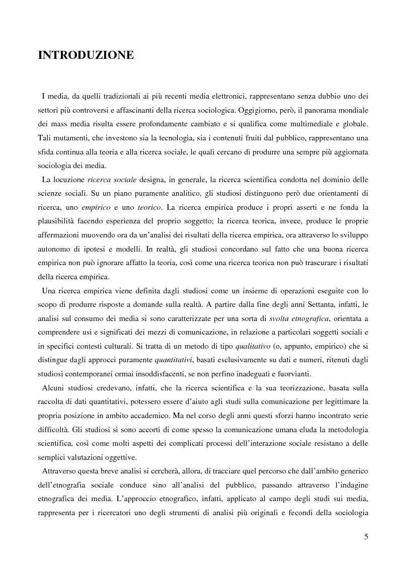 Anteprima della tesi: Dall'audience ai ''pubblici''. Note sull'etnografia dei media., Pagina 2